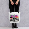 Brooklyn Bridge Splash Tote Bag - From Sea To Shining Art