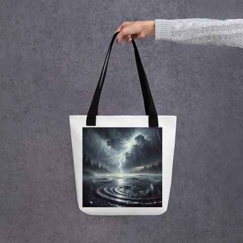 Mystic Storm Tote Bag - From Sea To Shining Art