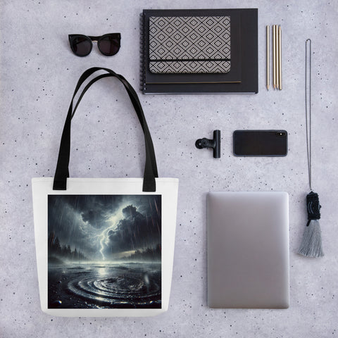 Mystic Storm Tote Bag - From Sea To Shining Art