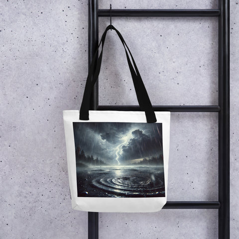 Mystic Storm Tote Bag - From Sea To Shining Art