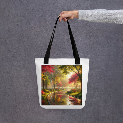 Nature's Grandeur Tote Bag - From Sea To Shining Art