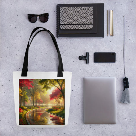 Nature's Grandeur Tote Bag - From Sea To Shining Art