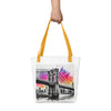 Brooklyn Bridge Splash Tote Bag - From Sea To Shining Art