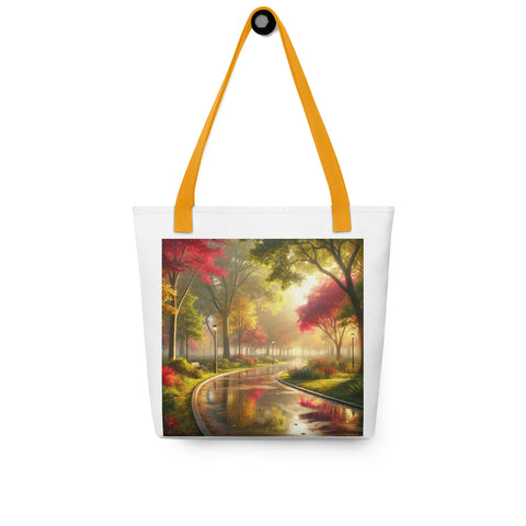 Nature's Grandeur Tote Bag - From Sea To Shining Art