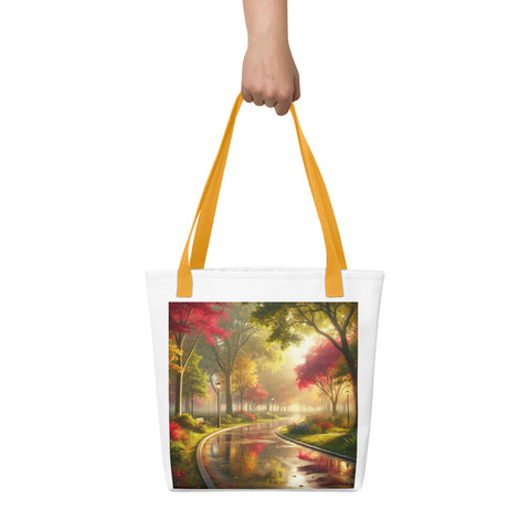Nature's Grandeur Tote Bag - From Sea To Shining Art