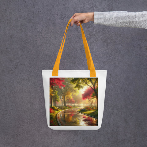 Nature's Grandeur Tote Bag - From Sea To Shining Art