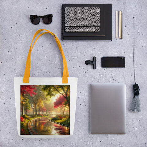 Nature's Grandeur Tote Bag - From Sea To Shining Art