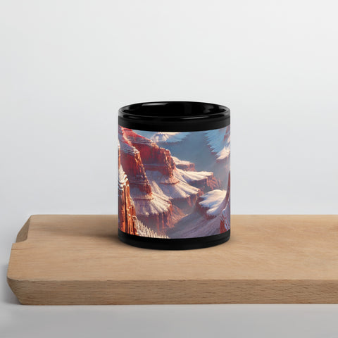 Black Glossy Mug - From Sea To Shining Art