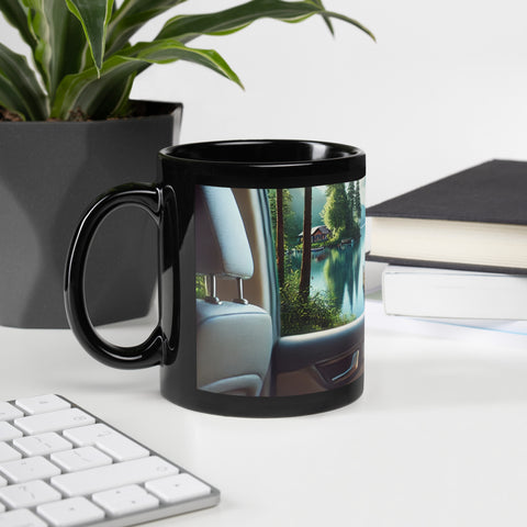 Black Glossy Mug - From Sea To Shining Art