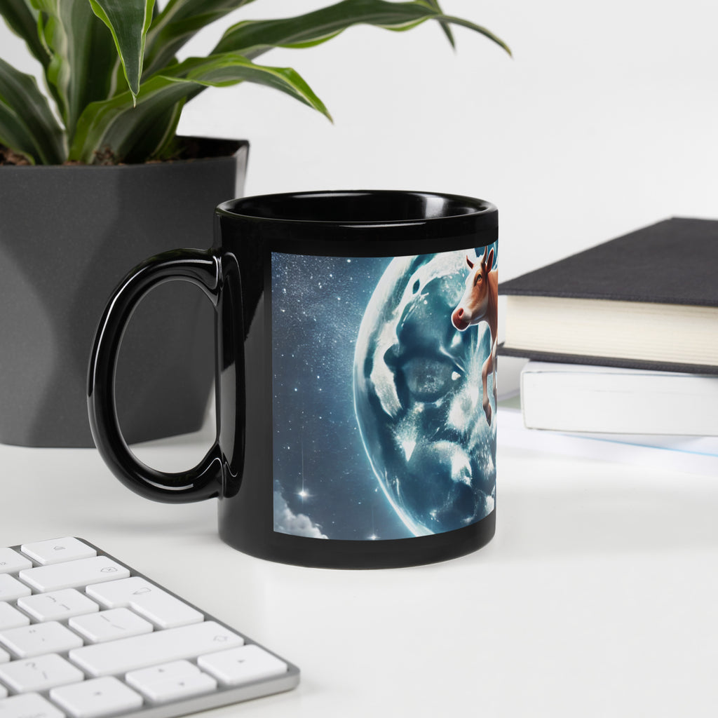 Black Glossy Mug - From Sea To Shining Art