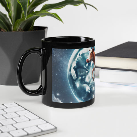 Black Glossy Mug - From Sea To Shining Art