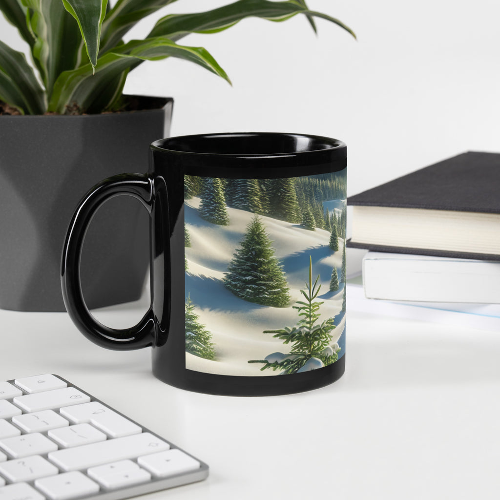 Black Glossy Mug - From Sea To Shining Art