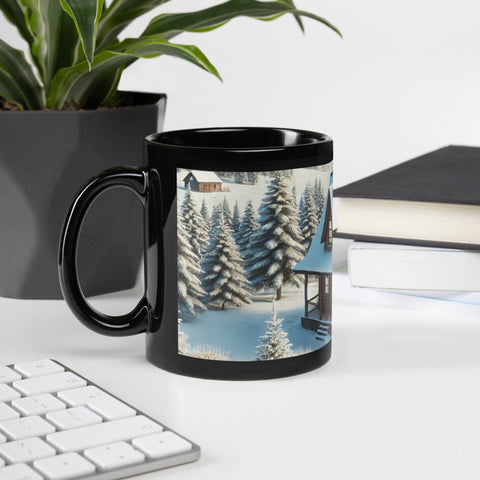 Black Glossy Mug - From Sea To Shining Art