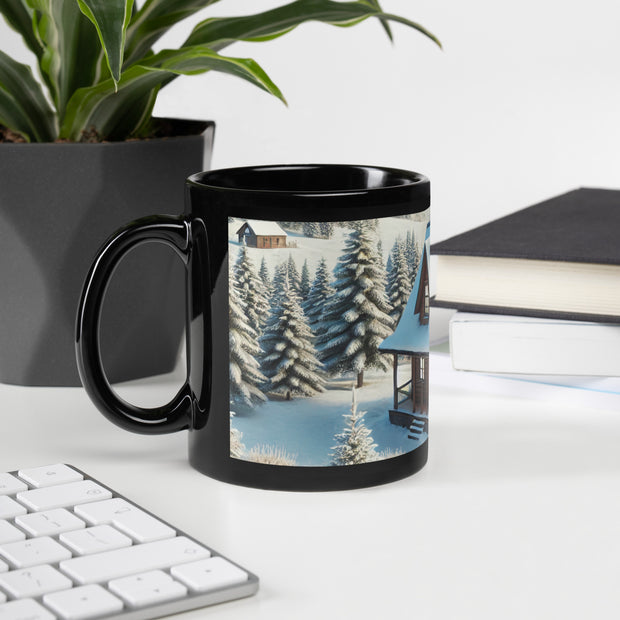 Black Glossy Mug - From Sea To Shining Art
