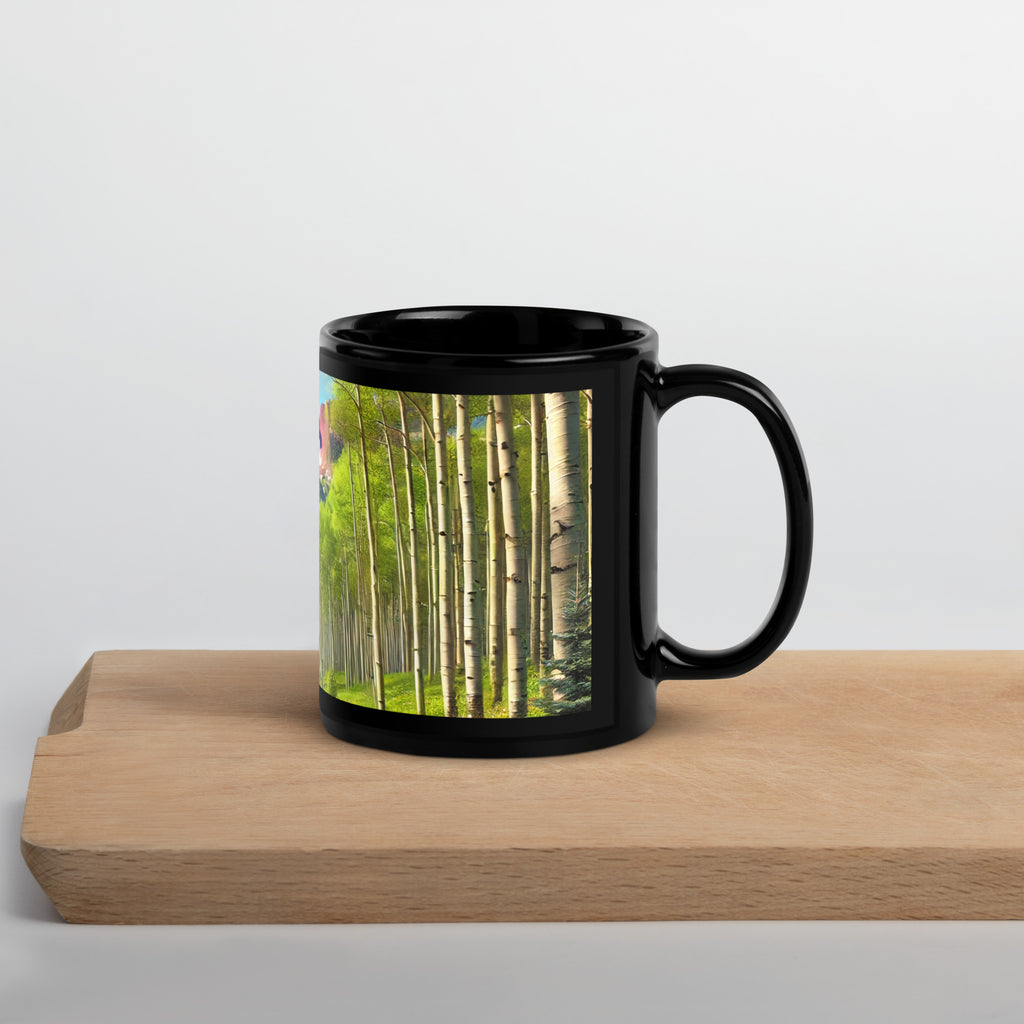 Black Glossy Mug - From Sea To Shining Art