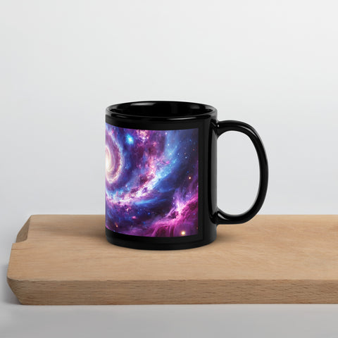 Black Glossy Mug - From Sea To Shining Art