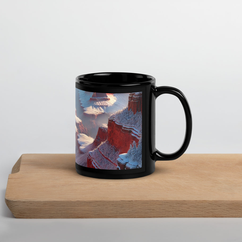 Black Glossy Mug - From Sea To Shining Art