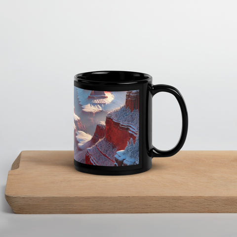 Black Glossy Mug - From Sea To Shining Art