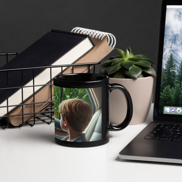 Black Glossy Mug - From Sea To Shining Art