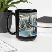 Black Glossy Mug - From Sea To Shining Art