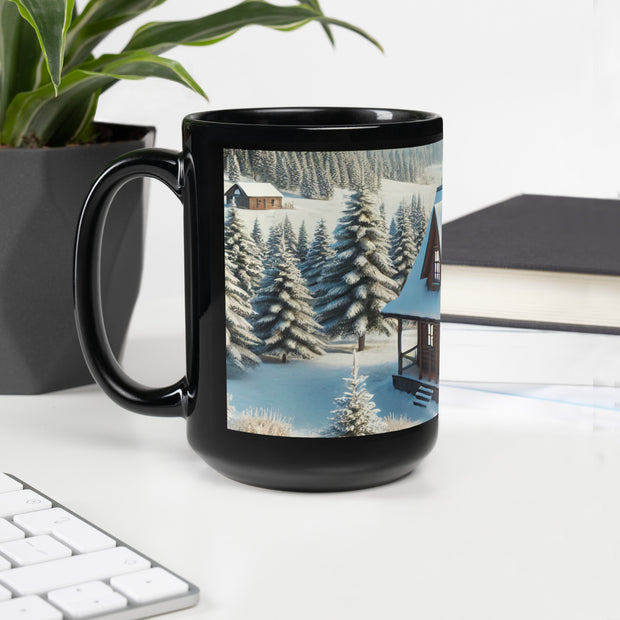 Black Glossy Mug - From Sea To Shining Art