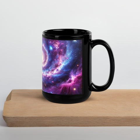 Black Glossy Mug - From Sea To Shining Art
