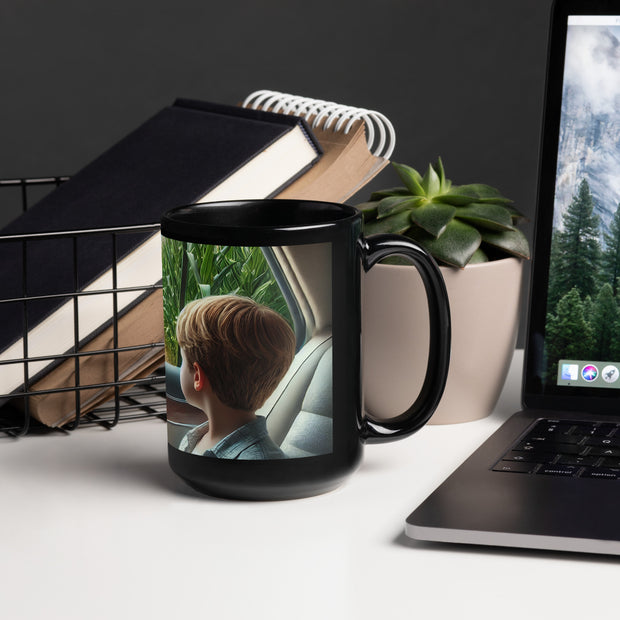 Black Glossy Mug - From Sea To Shining Art