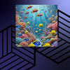 Underwater Sea Art Canvas - From Sea To Shining Art