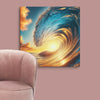 Sunset Sea Wave Art Canvas - From Sea To Shining Art