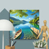 Lake Serenity Canvas - From Sea To Shining Art