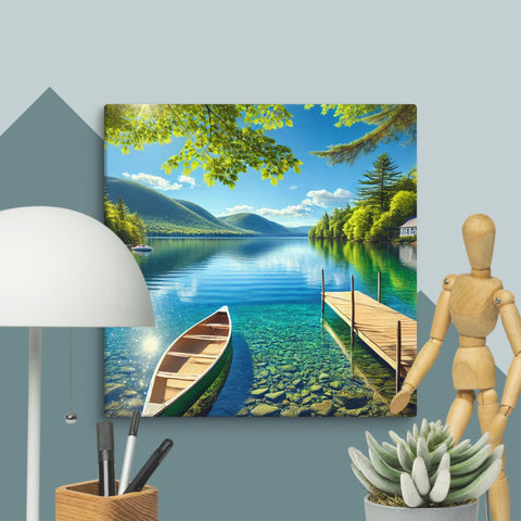 Lake Serenity Canvas - From Sea To Shining Art