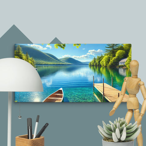 Lake Serenity Canvas - From Sea To Shining Art