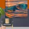 Evening Sea Art Canvas - From Sea To Shining Art