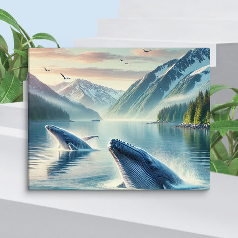Ocean Giants Canvas Art - From Sea To Shining Art