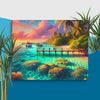 Tropical Escape Canvas - From Sea To Shining Art