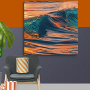 Evening Sea Art Canvas - From Sea To Shining Art