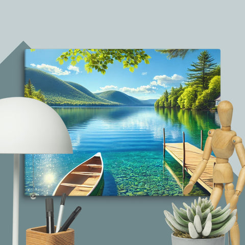 Lake Serenity Canvas - From Sea To Shining Art