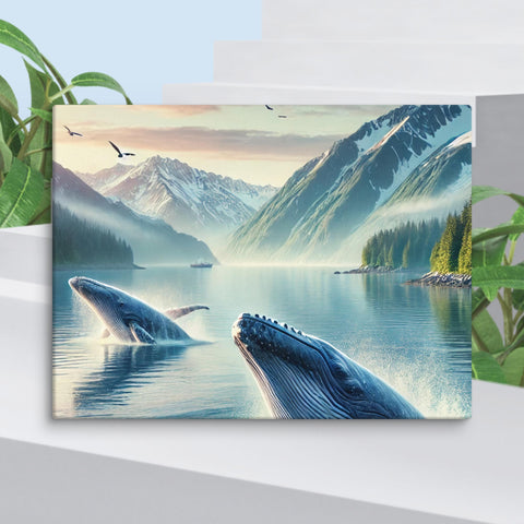 Ocean Giants Canvas Art - From Sea To Shining Art