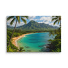 Dream Beach Escape Canvas Art - From Sea To Shining Art