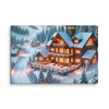 Winter Wonderland Lodge Canvas - From Sea To Shining Art
