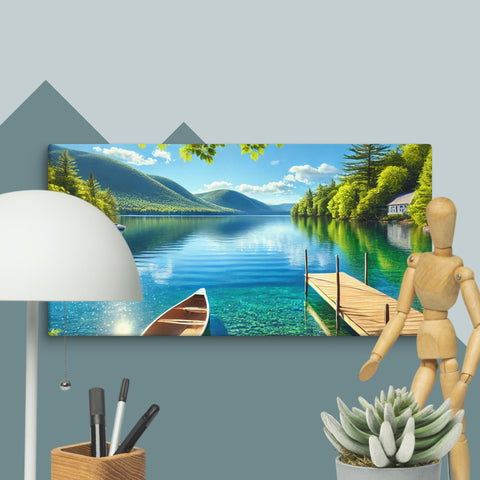 Lake Serenity Canvas - From Sea To Shining Art