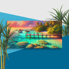Tropical Escape Canvas - From Sea To Shining Art