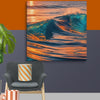 Evening Sea Art Canvas - From Sea To Shining Art