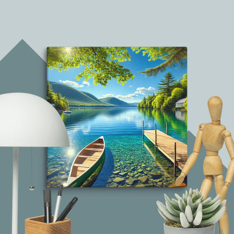 Lake Serenity Canvas - From Sea To Shining Art