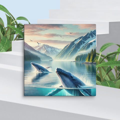 Ocean Giants Canvas Art - From Sea To Shining Art
