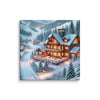 Winter Wonderland Lodge Canvas - From Sea To Shining Art