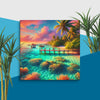 Tropical Escape Canvas - From Sea To Shining Art