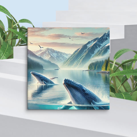 Ocean Giants Canvas Art - From Sea To Shining Art