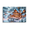Winter Wonderland Lodge Canvas - From Sea To Shining Art