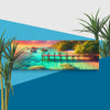 Tropical Escape Canvas - From Sea To Shining Art